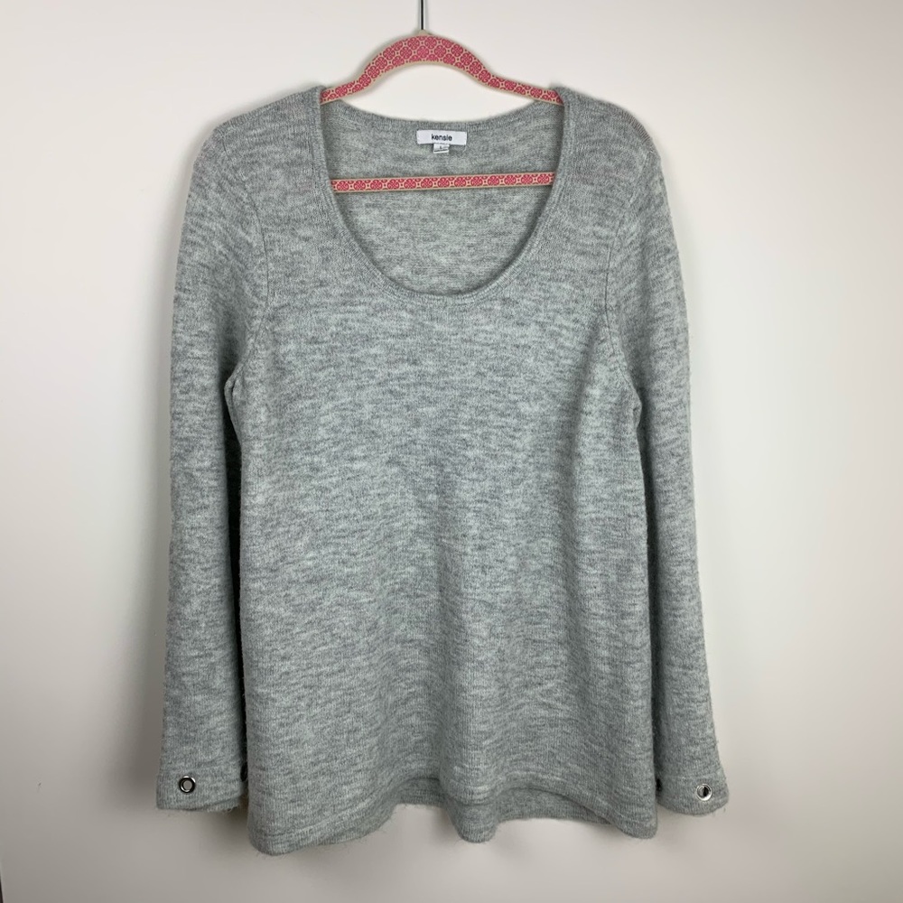 Kensie Grommet Bell Sleeve Sweater